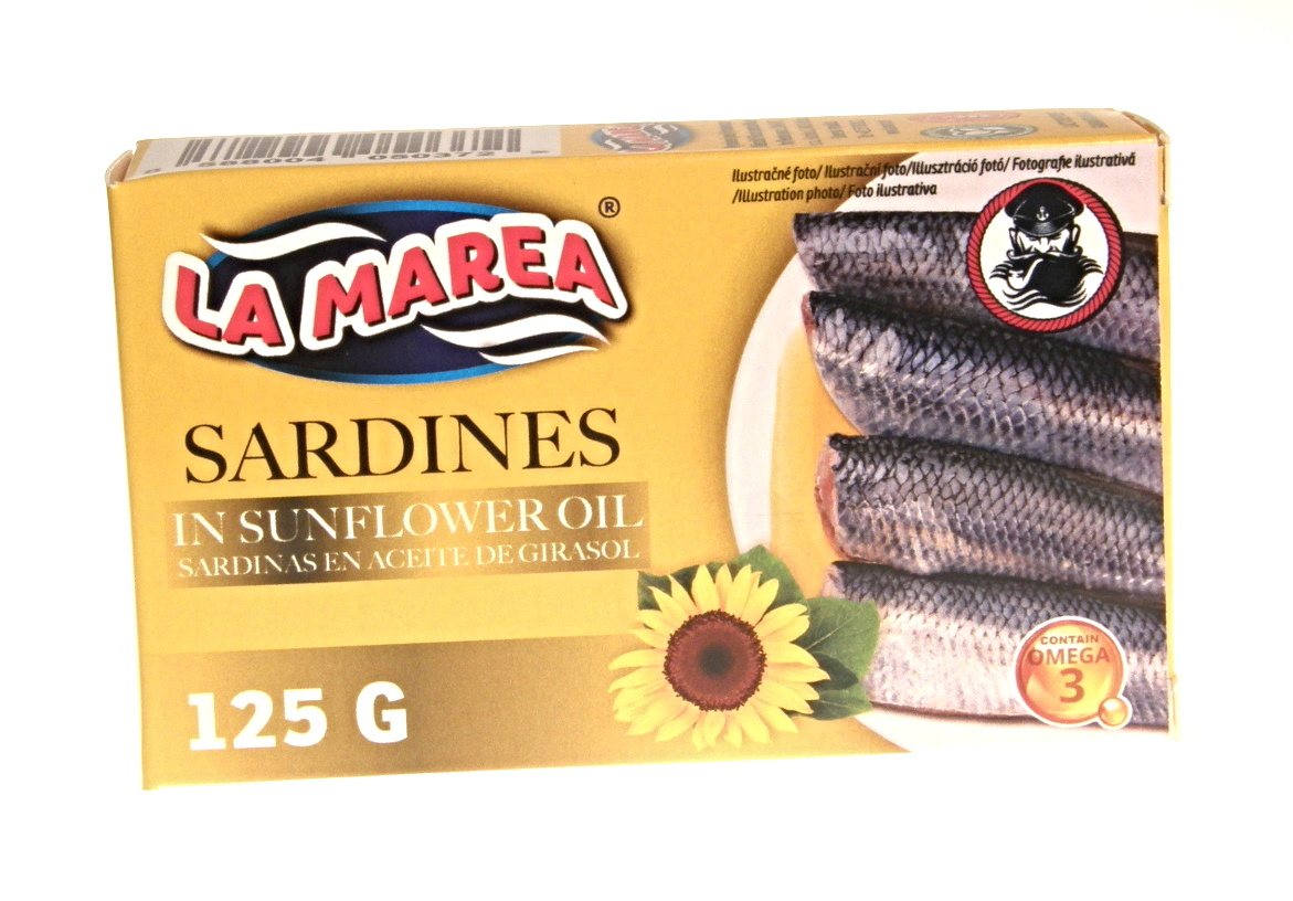 La Marea Sardinky v slnečnicovom oleji 125 g