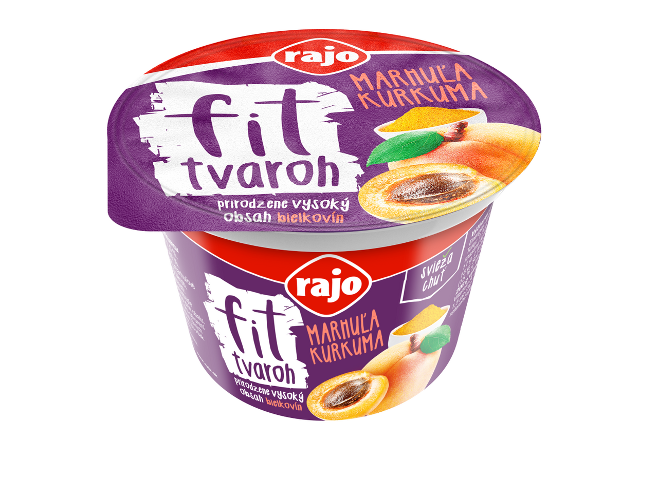 rajo Fit Tvaroh marhuľa a kurkuma chlad. 200 g
