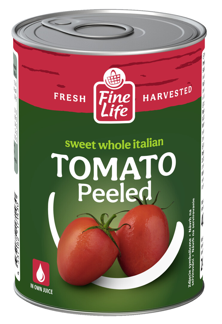 Fine Life Paradajky lúpané 400 g