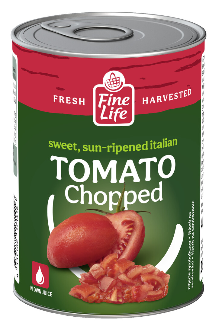 Fine Life Paradajky krájané 400 g