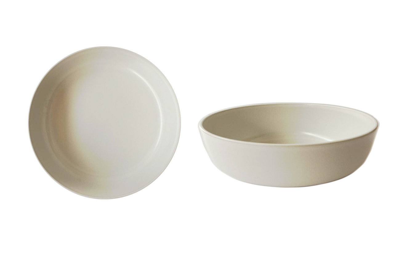 METRO PROFESSIONAL Naggado Tanier hlboký 18,5 cm kamenina biely 6 ks