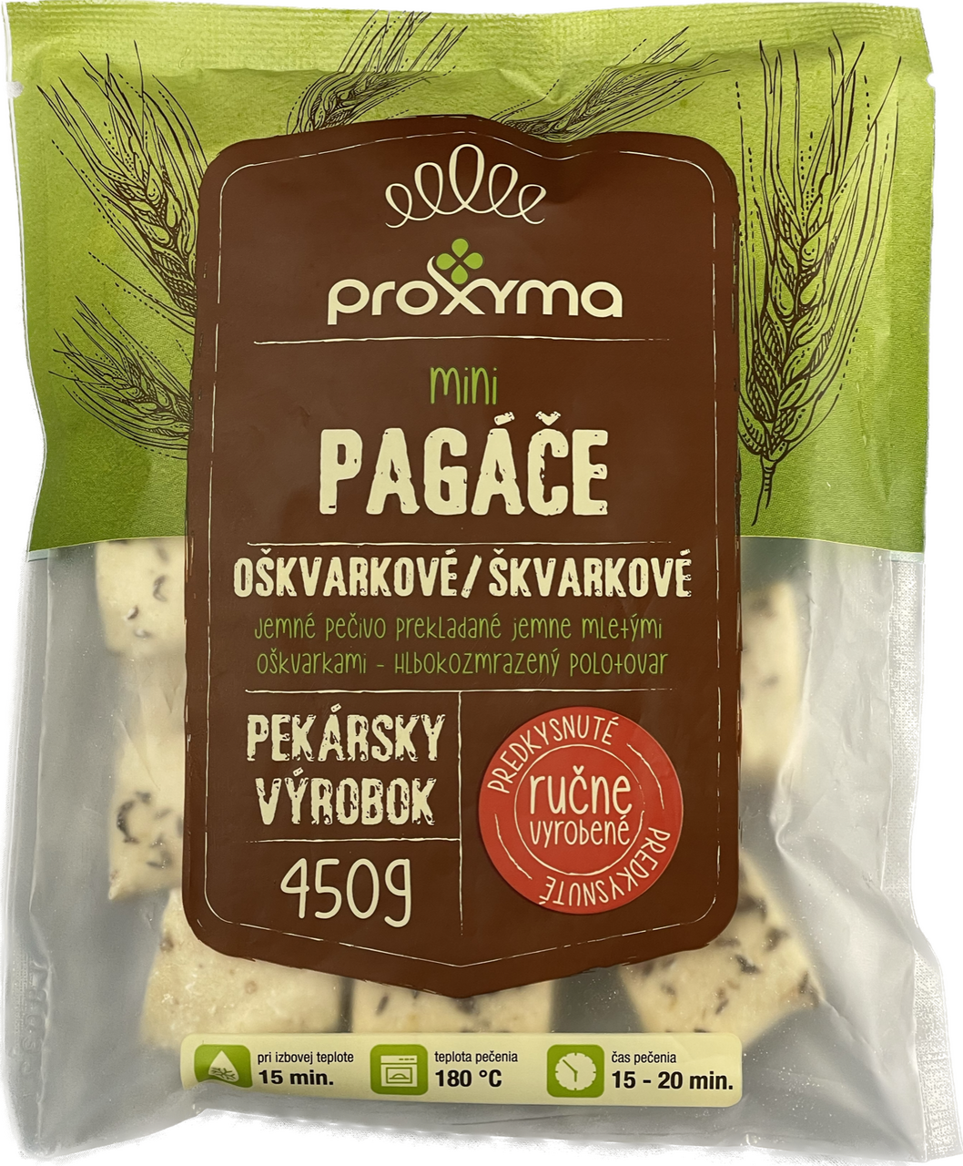 PROXYMA Mini pagáče oškvarkové mraz. 450 g