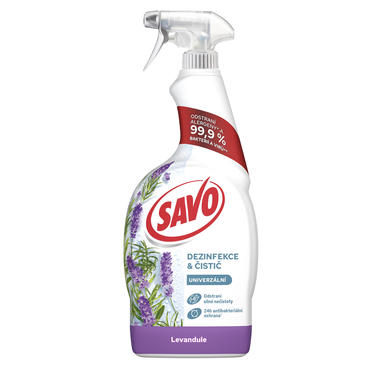 SAVO Univerzálny levanduľa čistič sprej 700 ml