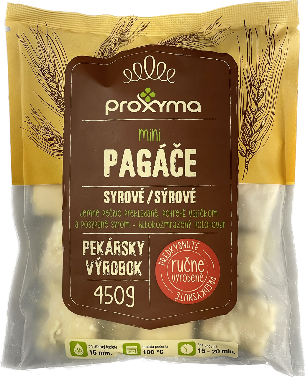 PROXYMA Mini pagáče syrové mraz. 450 g