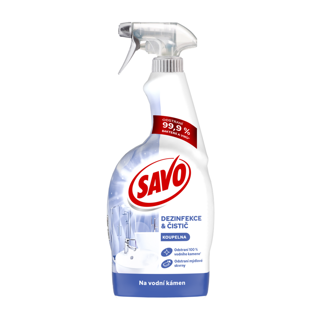 SAVO Na vodný kameň čistič sprej 700 ml