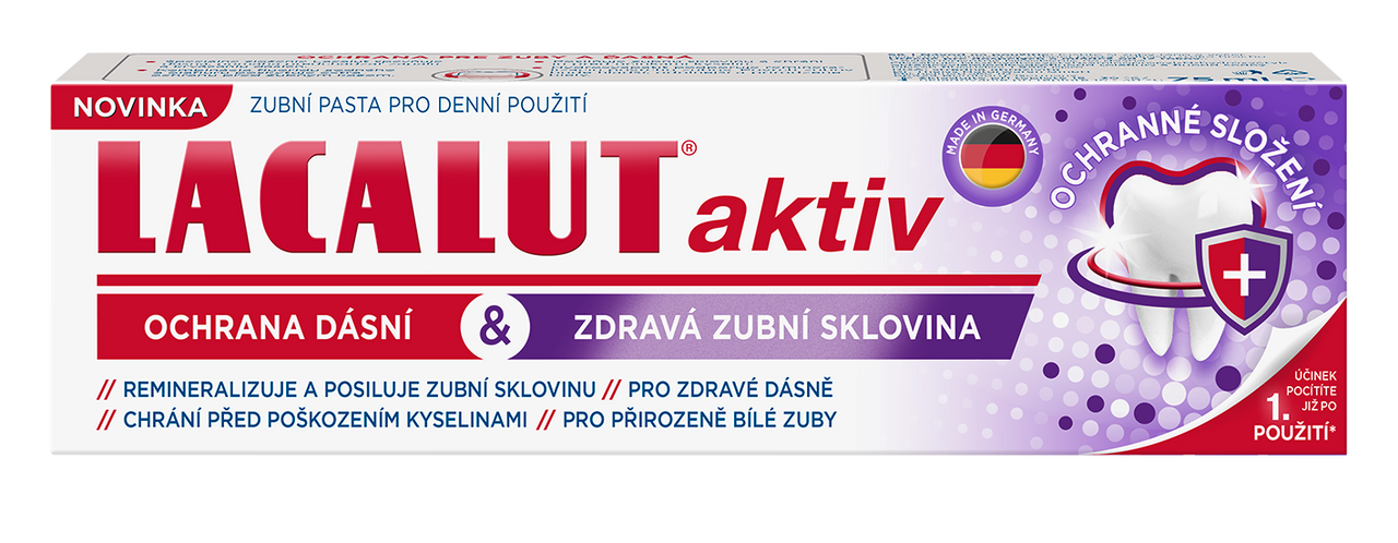 LACALUT Aktiv zdravá sklovina zubná pasta 75 ml