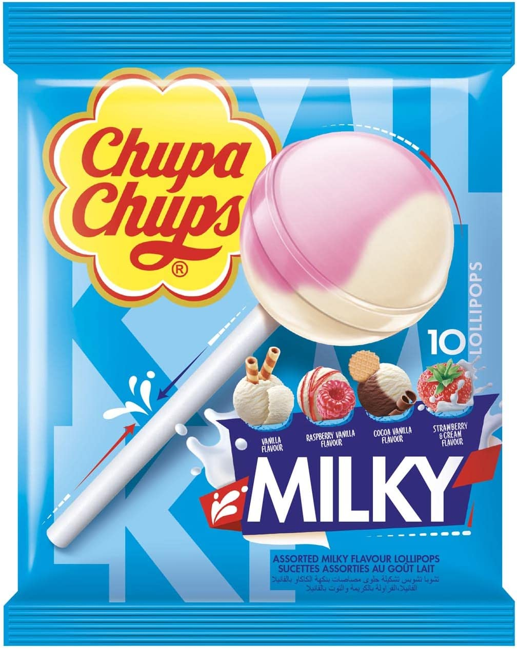 Chupa Chups Lízanky mliečne 120 g