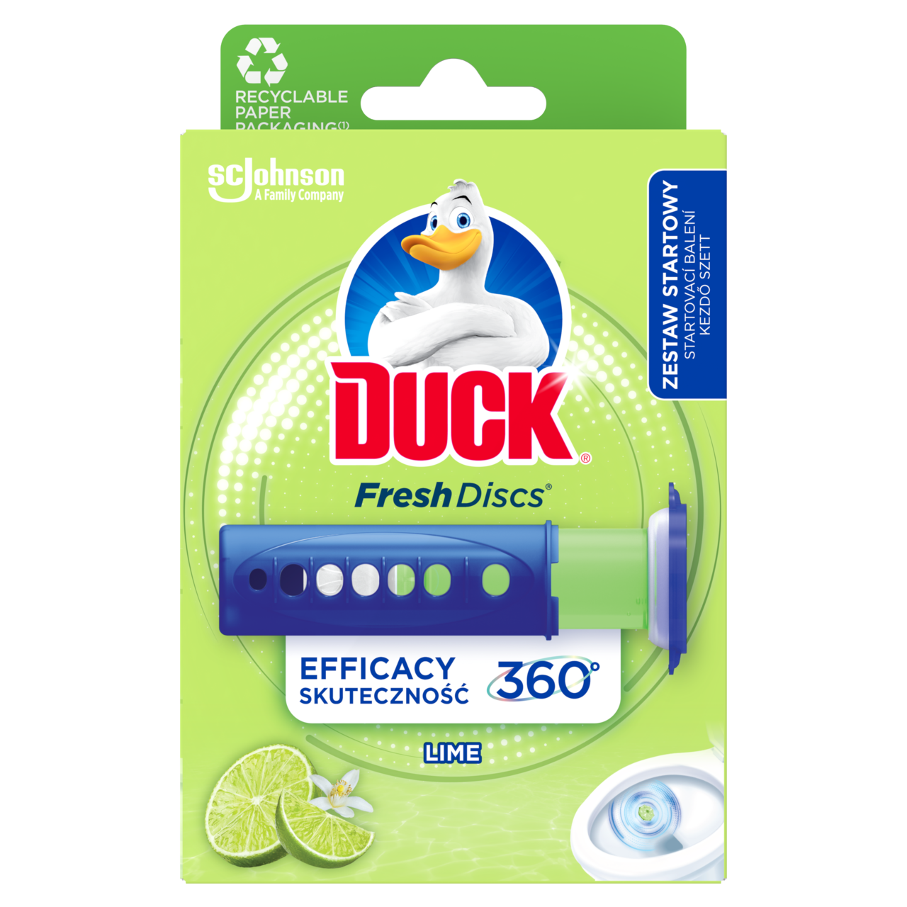 Duck Fresh Discs čistič WC limetka 36 ml