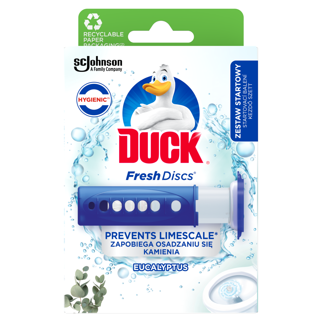 Duck Fresh Discs čistič WC eucalyptus 36 ml