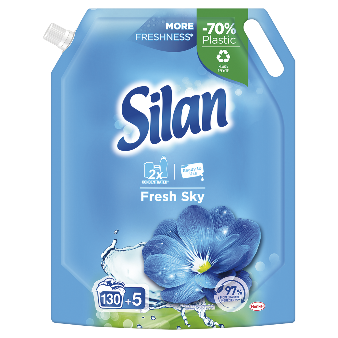 Silan Sensitive Fresh Sky aviváž (135 praní) 1485 ml