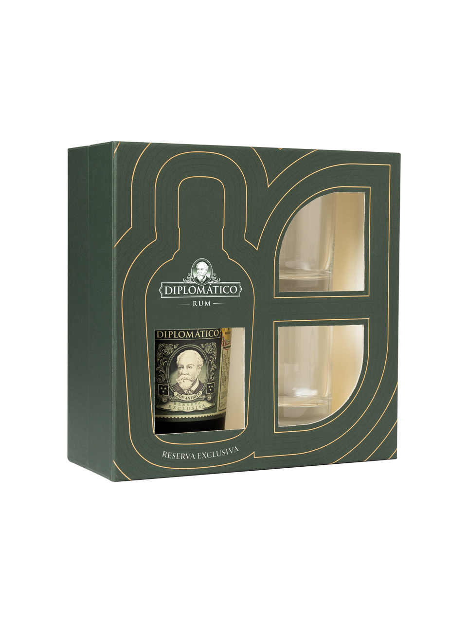 DIPLOMÁTICO Reserva Exclusiva 40% 700 ml + poháre 2 ks