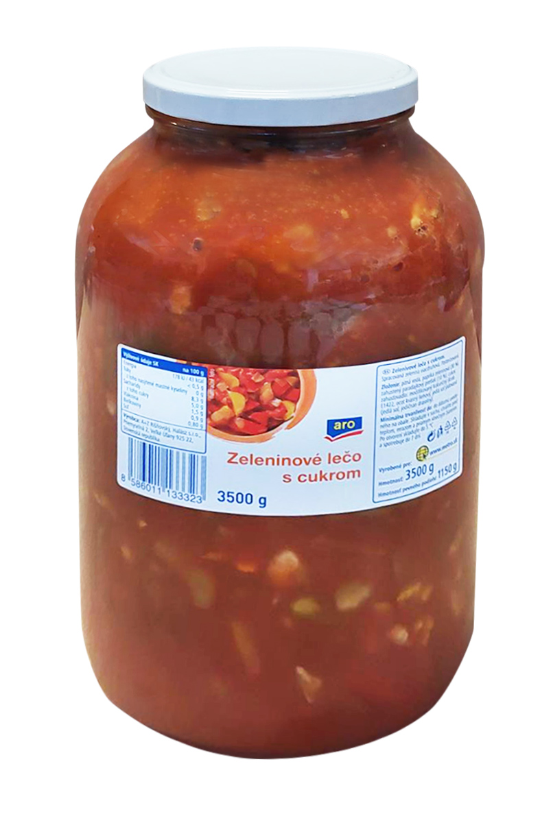 aro Lečo zeleninové s cukrom 3500 g