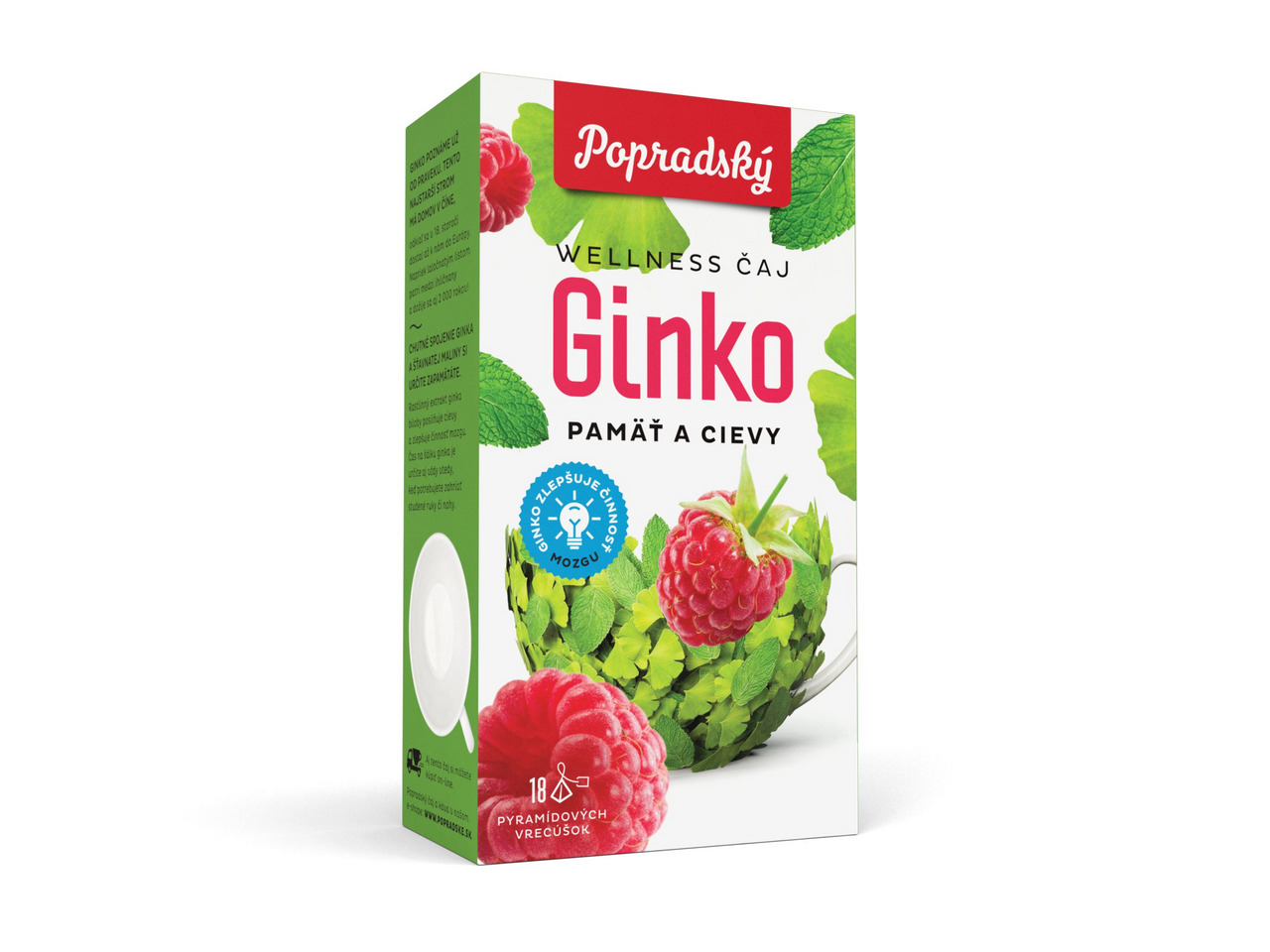 Popradský Čaj welness ginko 27 g