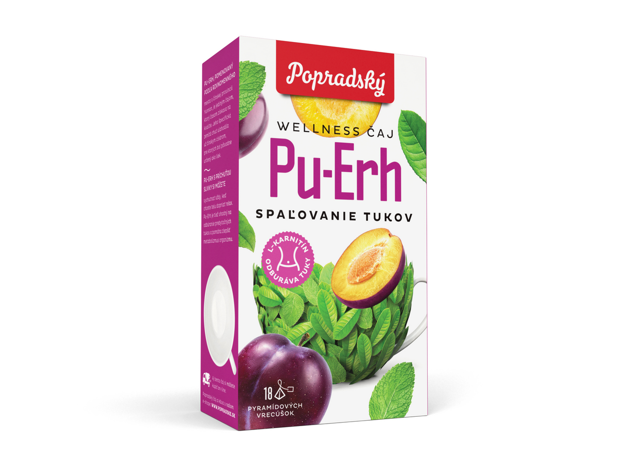 Popradský Čaj welness pu- erh 27 g