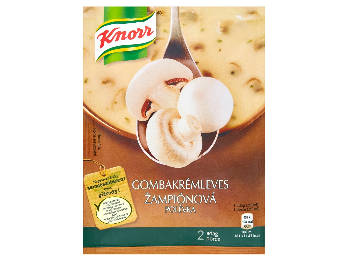 Knorr Instantná polievka krémová so šampiňónmi 45 g