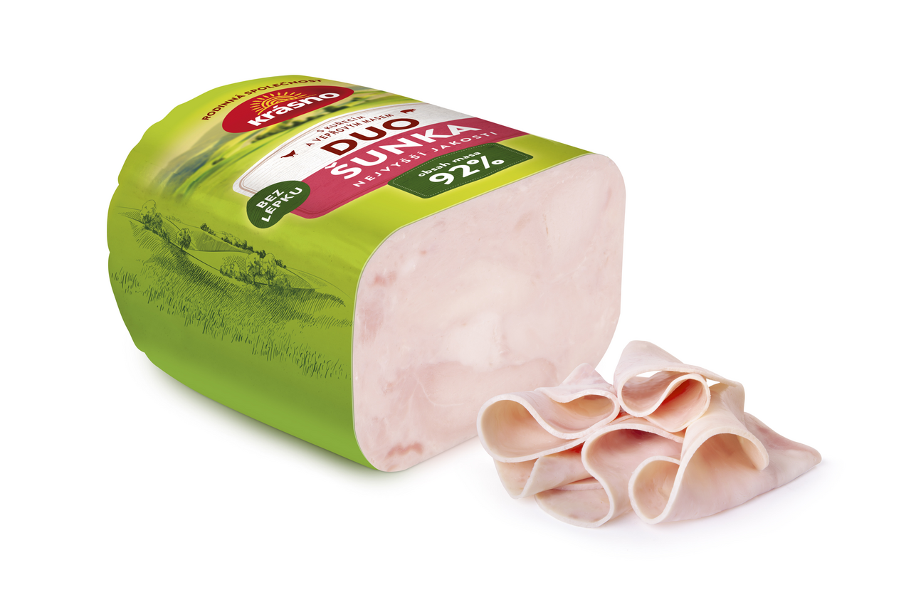 KRÁSNO Duo šunka najvyššej kvality chlad. váž. cca 2,6 kg