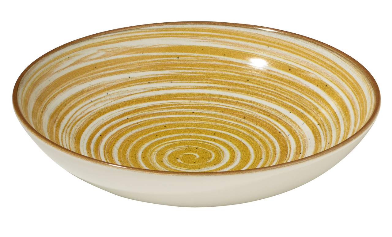 METRO PROFESSIONAL Madleen Tanier hlboký 21 cm žltý 6 ks