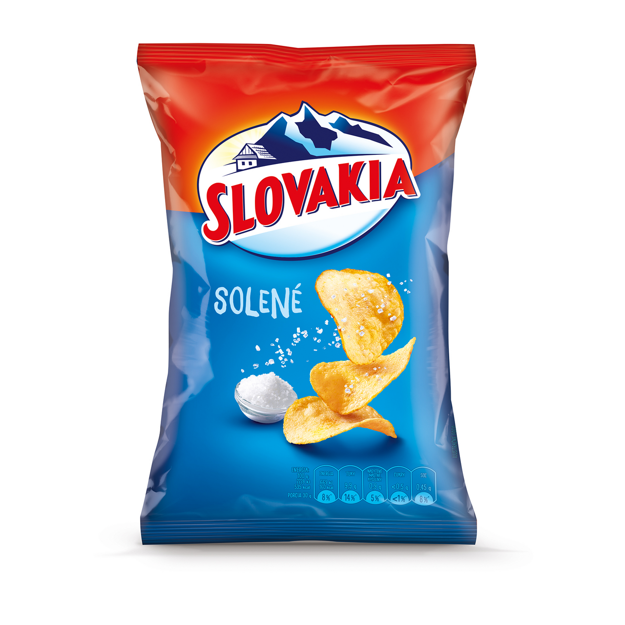 Slovakia Chips solené 18 x 60 g