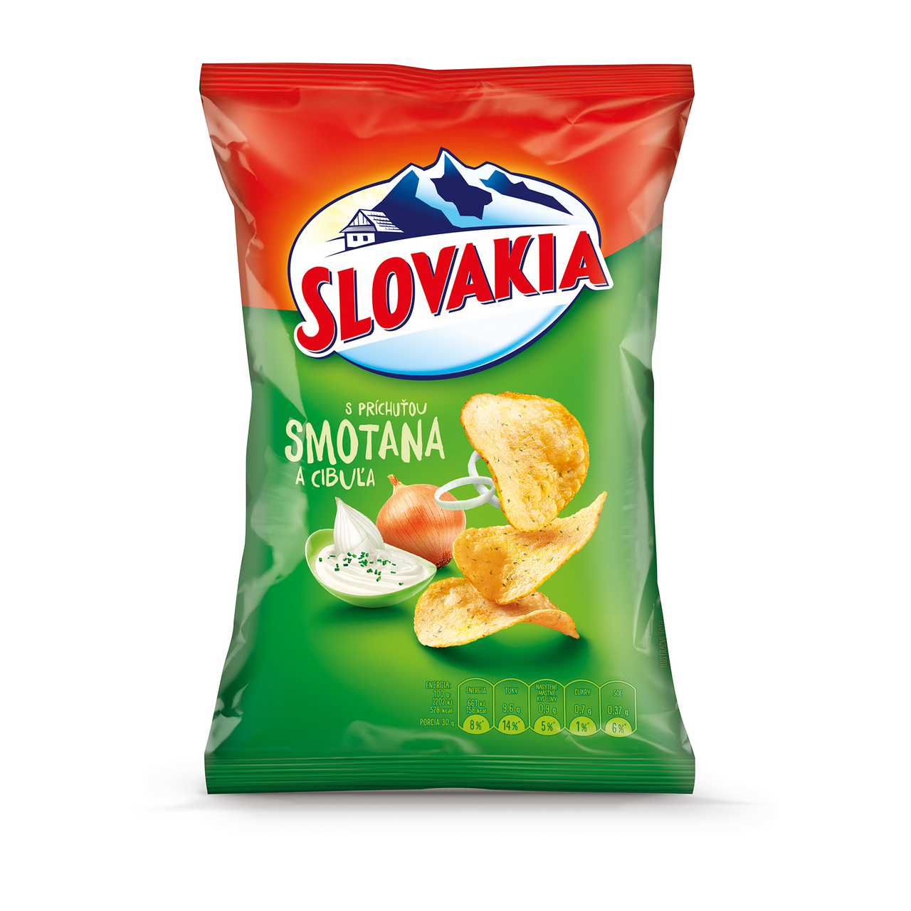 SLOVAKIA Chips smotana a cibuľa 60 g