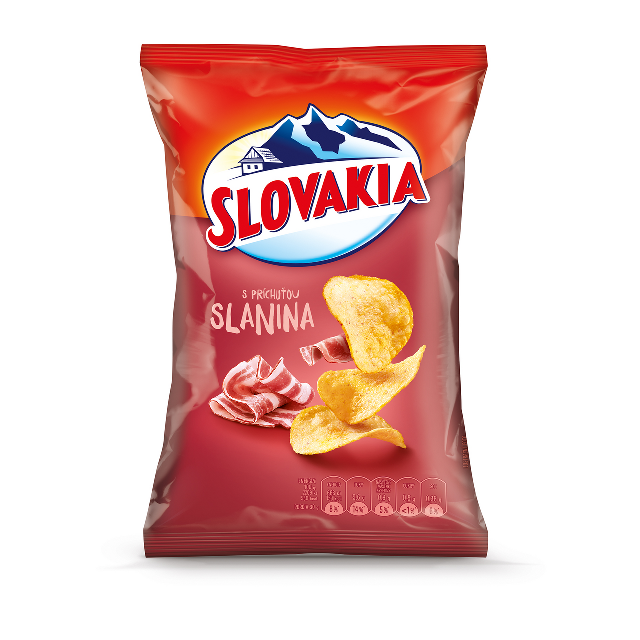 Slovakia Chips slaninové 18 x 60 g