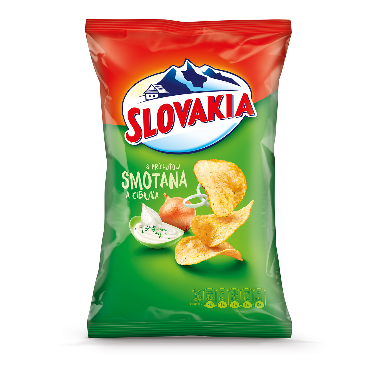 SLOVAKIA Chips smotana a cibuľa 130 g