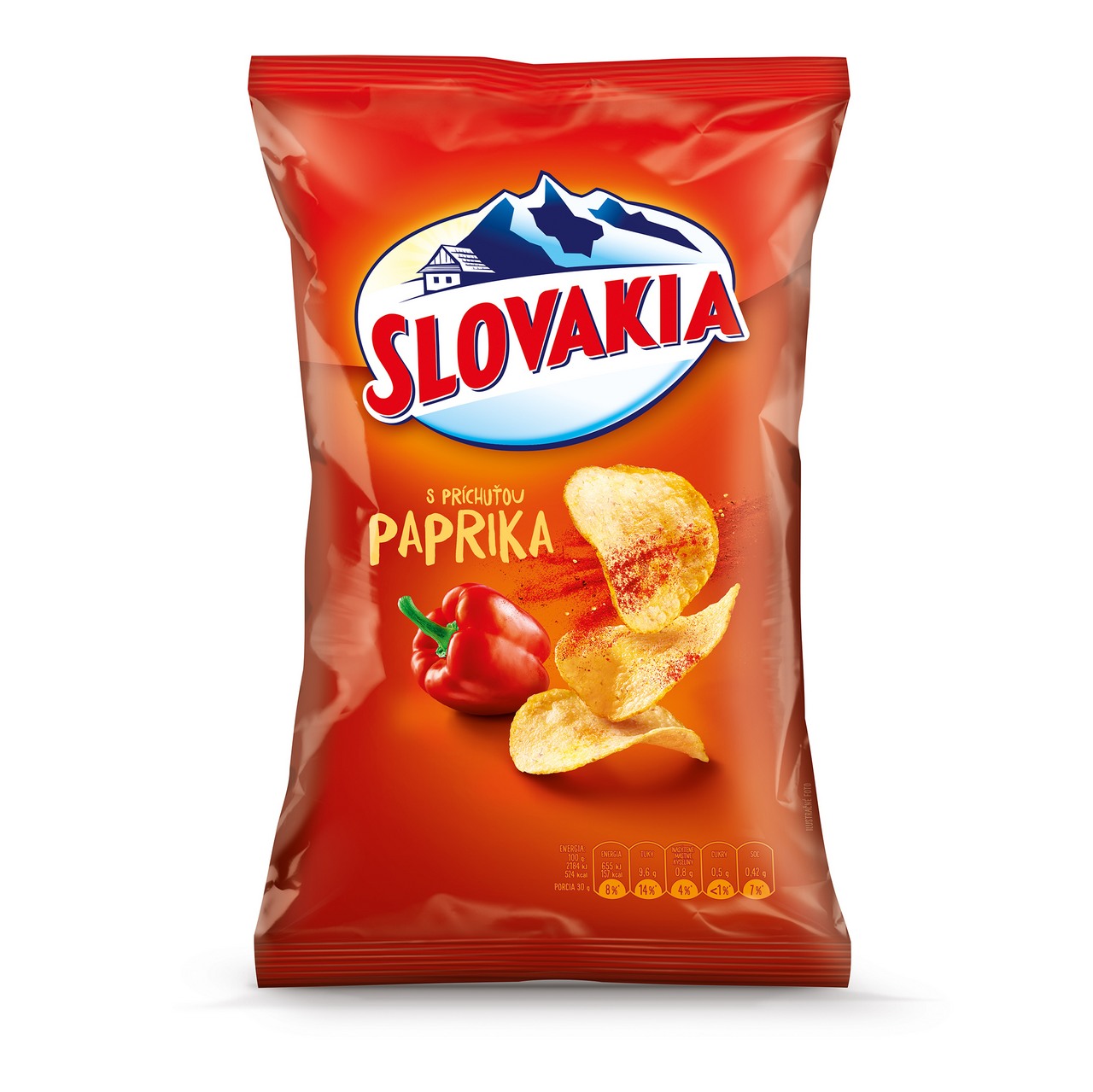 SLOVAKIA Chips paprikové 130 g