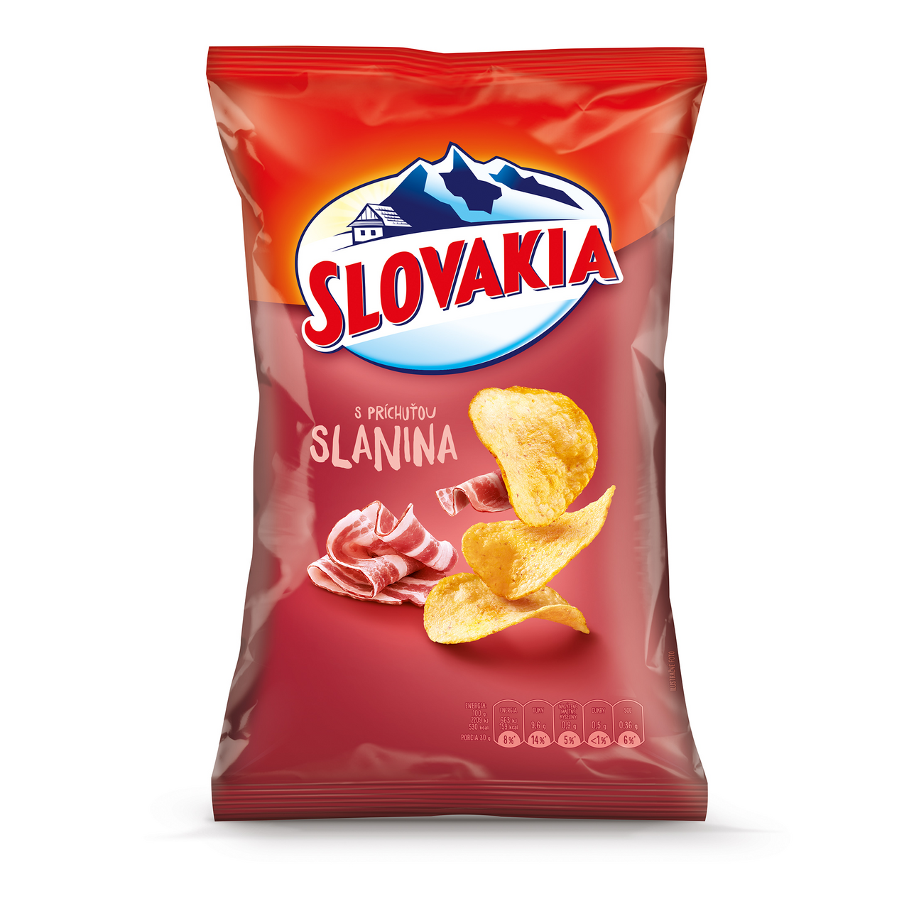 SLOVAKIA Chips slaninové 130 g