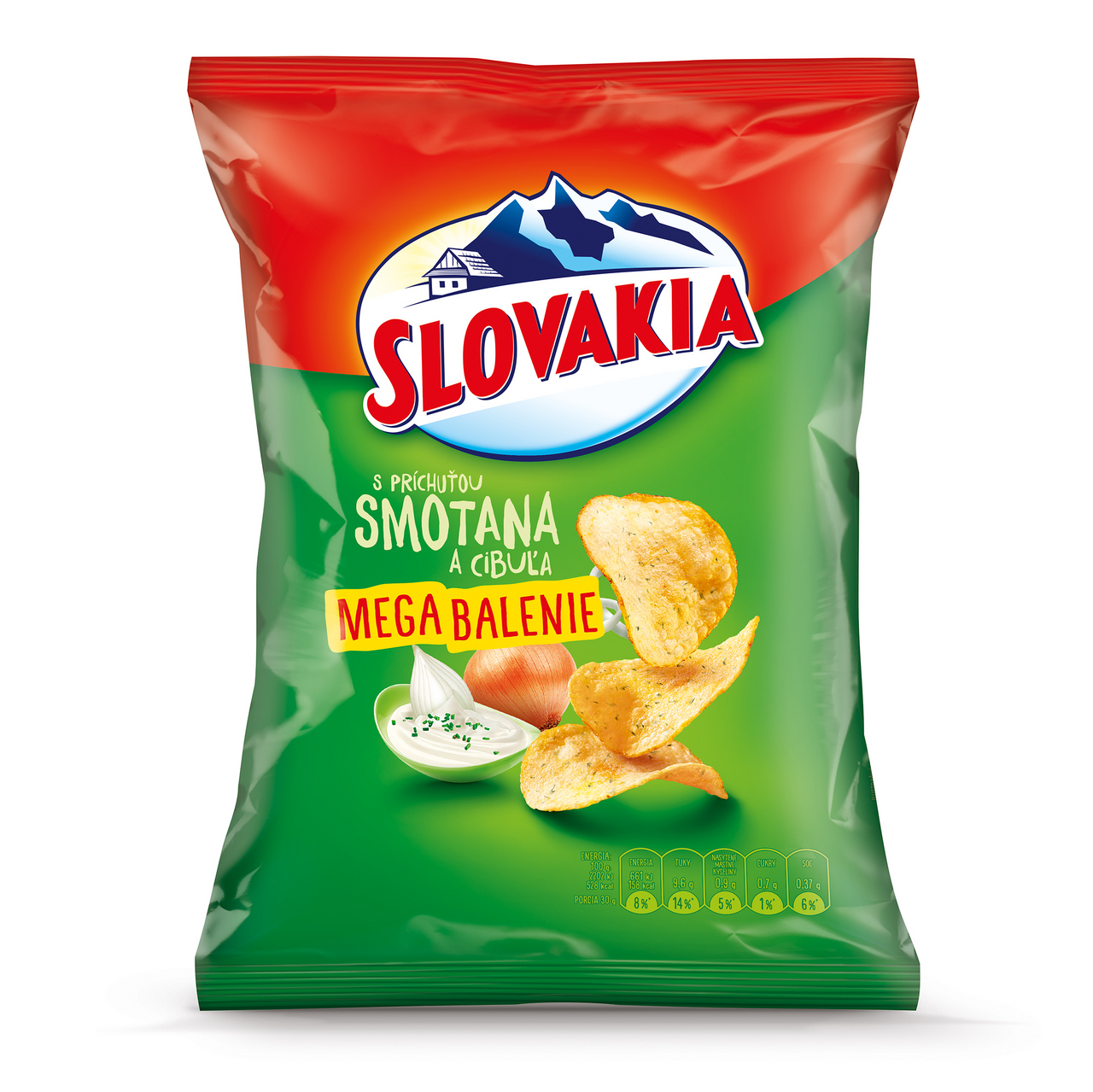 SLOVAKIA Chips smotana a cibuľa 200 g