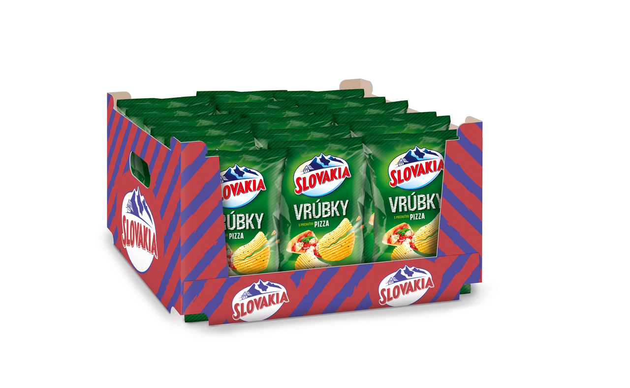 SLOVAKIA Vrúbky pizza 18 x 55 g