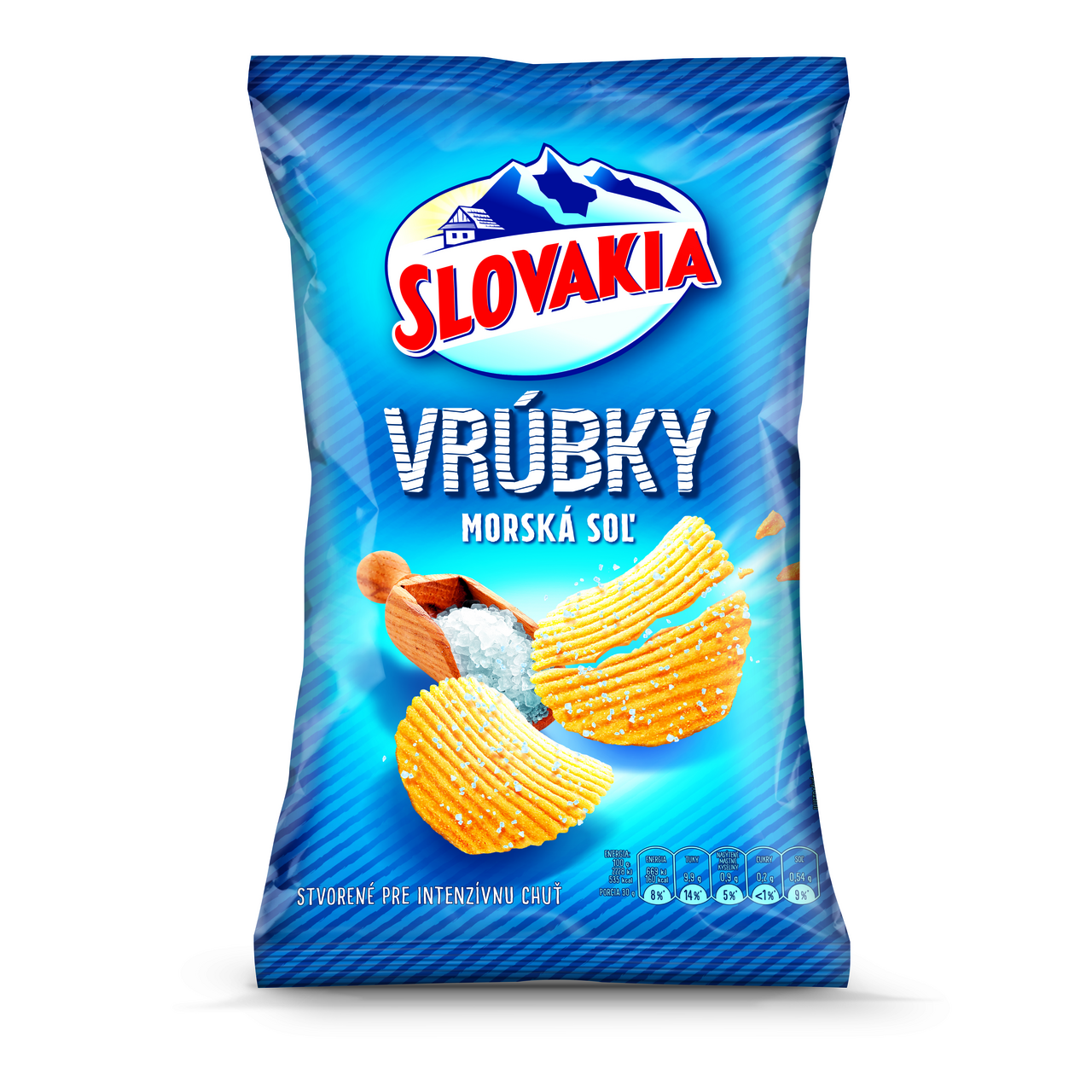 SLOVAKIA Vrúbky s morskou soľou 120 g