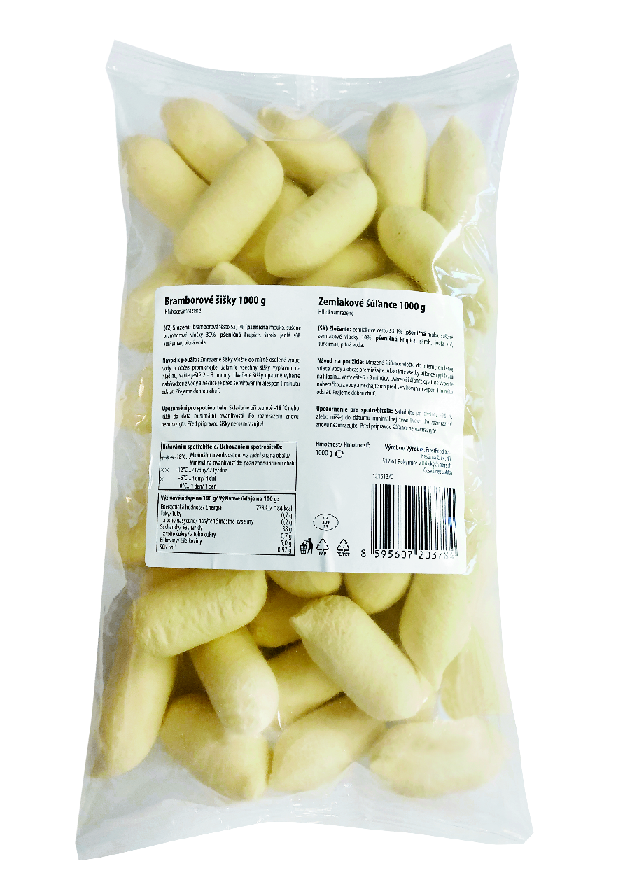 DON PEPPE Zemiakové šúľance mraz. 1 kg