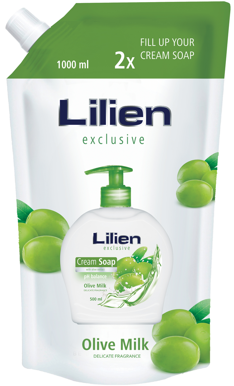 LILIEN Exclusive Olive Milk tekuté mydlo XXL 1250 ml