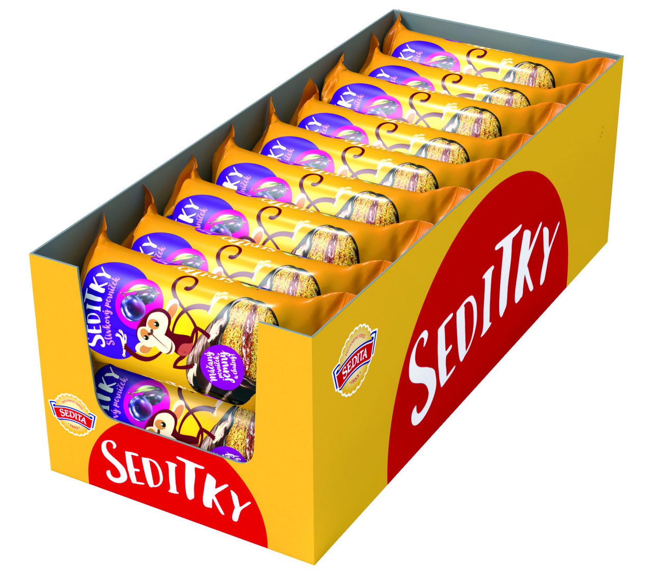 SEDITA SEDITKY Perník slivka 18 x 50 g