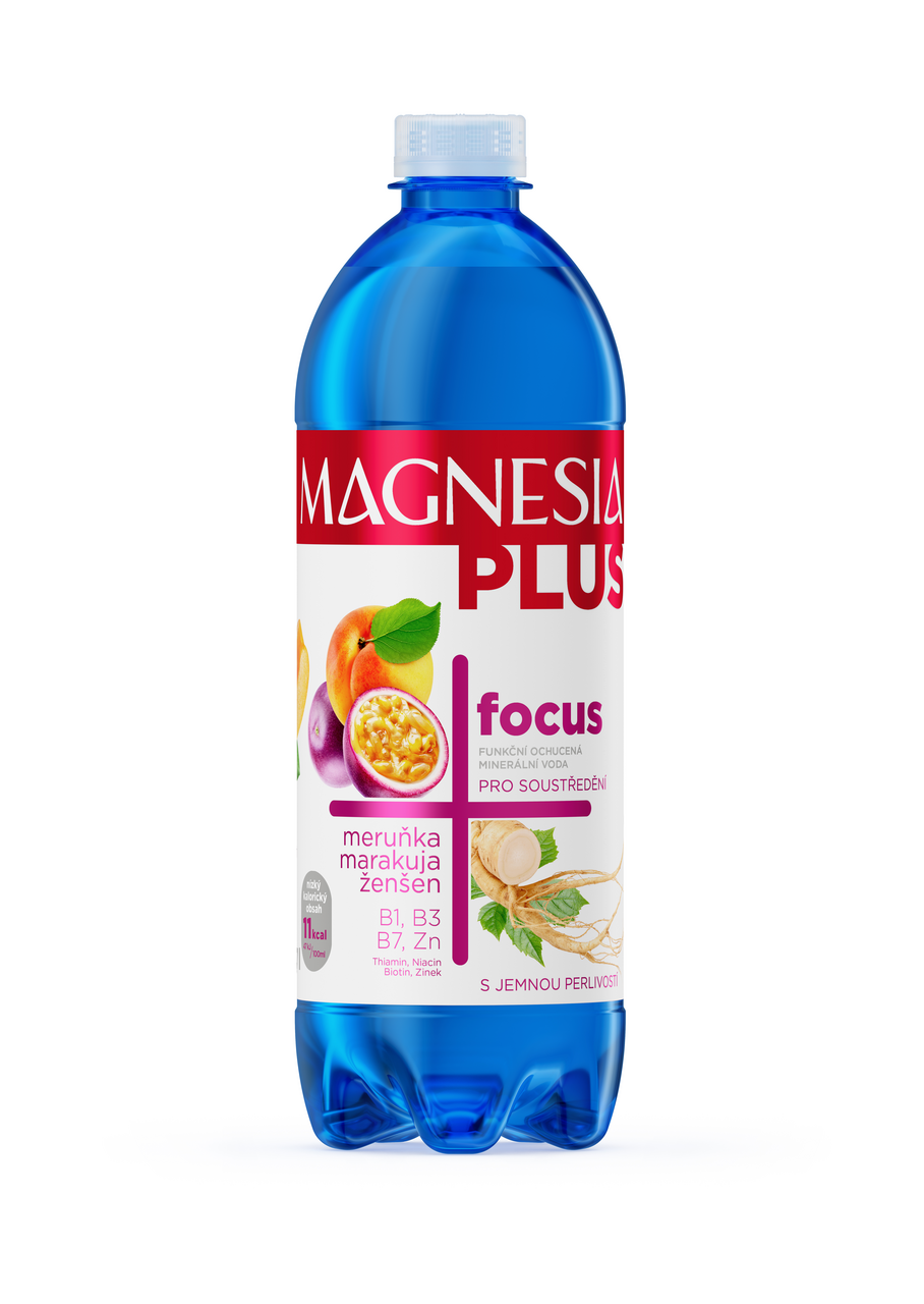MAGNESIA Plus focus minerálna voda 6 x 700 ml vratná PET fľaša