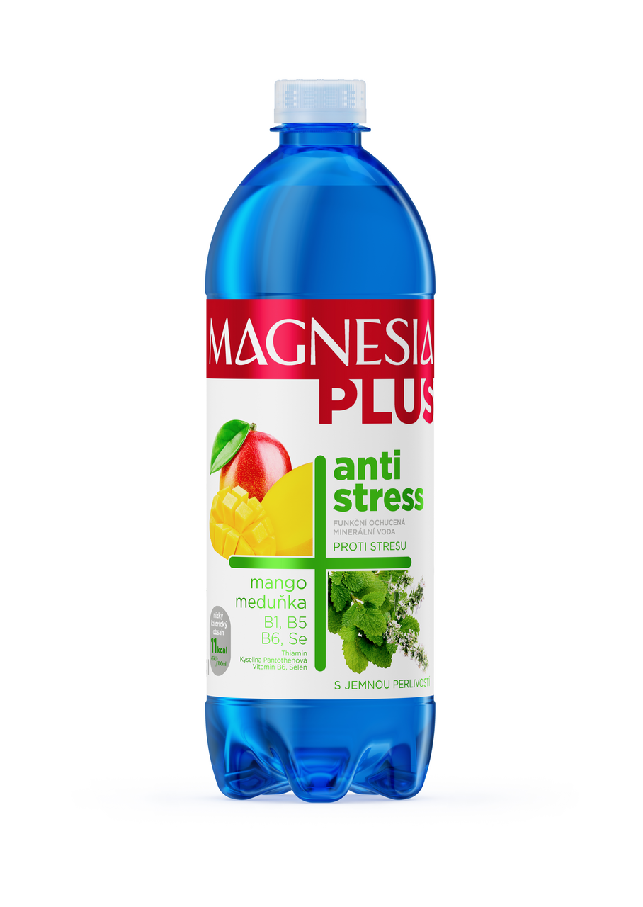 MAGNESIA Plus antistress minerálna voda 6 x 700 ml vratná PET fľaša
