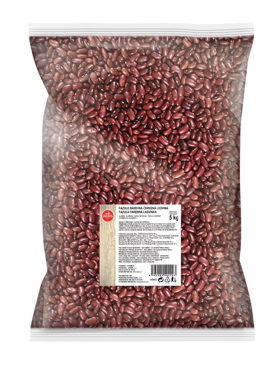 LAGRIS Fazuľa červená ľadvinka 5 kg