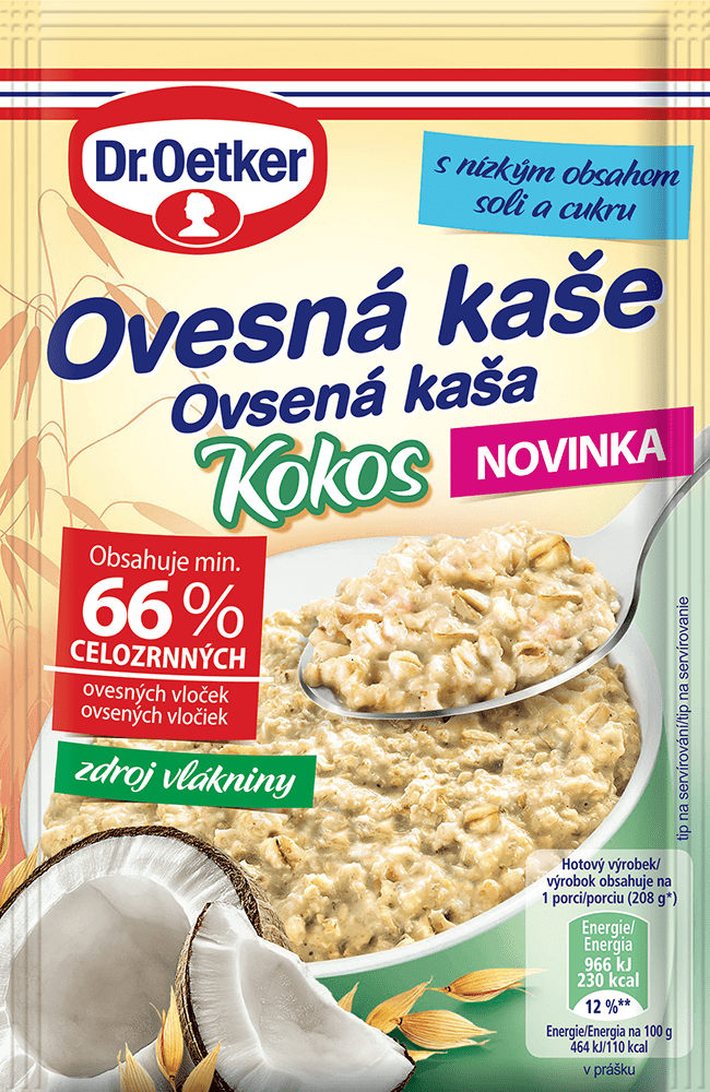 Dr. Oetker Ovsená kaša kokos 58 g