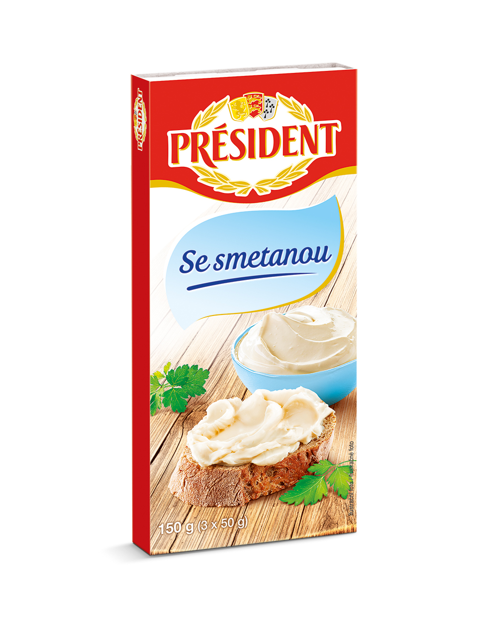 PRÉSIDENT Tavený syr so smotanou chlad. 150 g