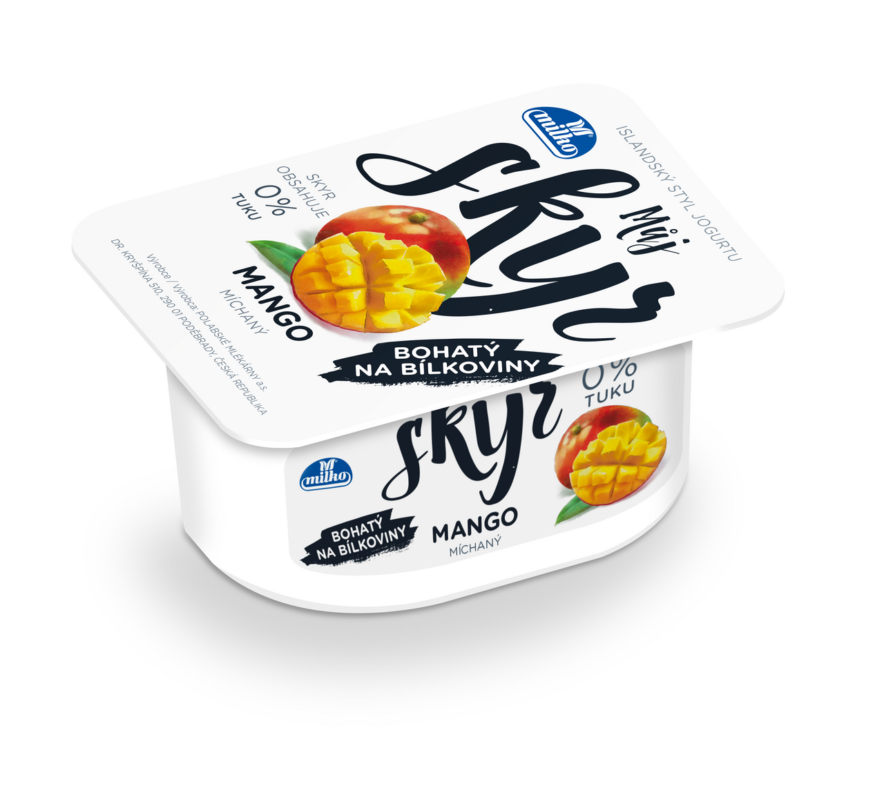 milko Môj Skyr 0% tuku mango chlad. 130 g