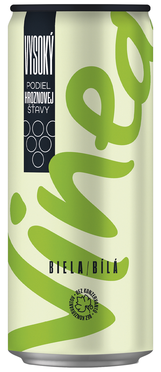 VINEA biela 24 x 330 ml vratná plechovka