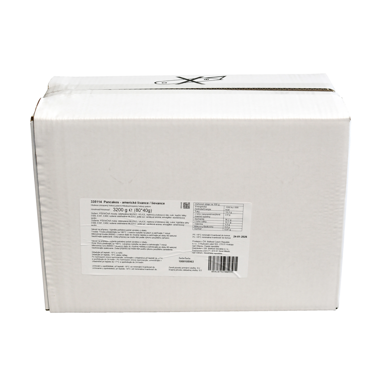 Americké lievance (cca 80 ks) mraz. 3,2 kg