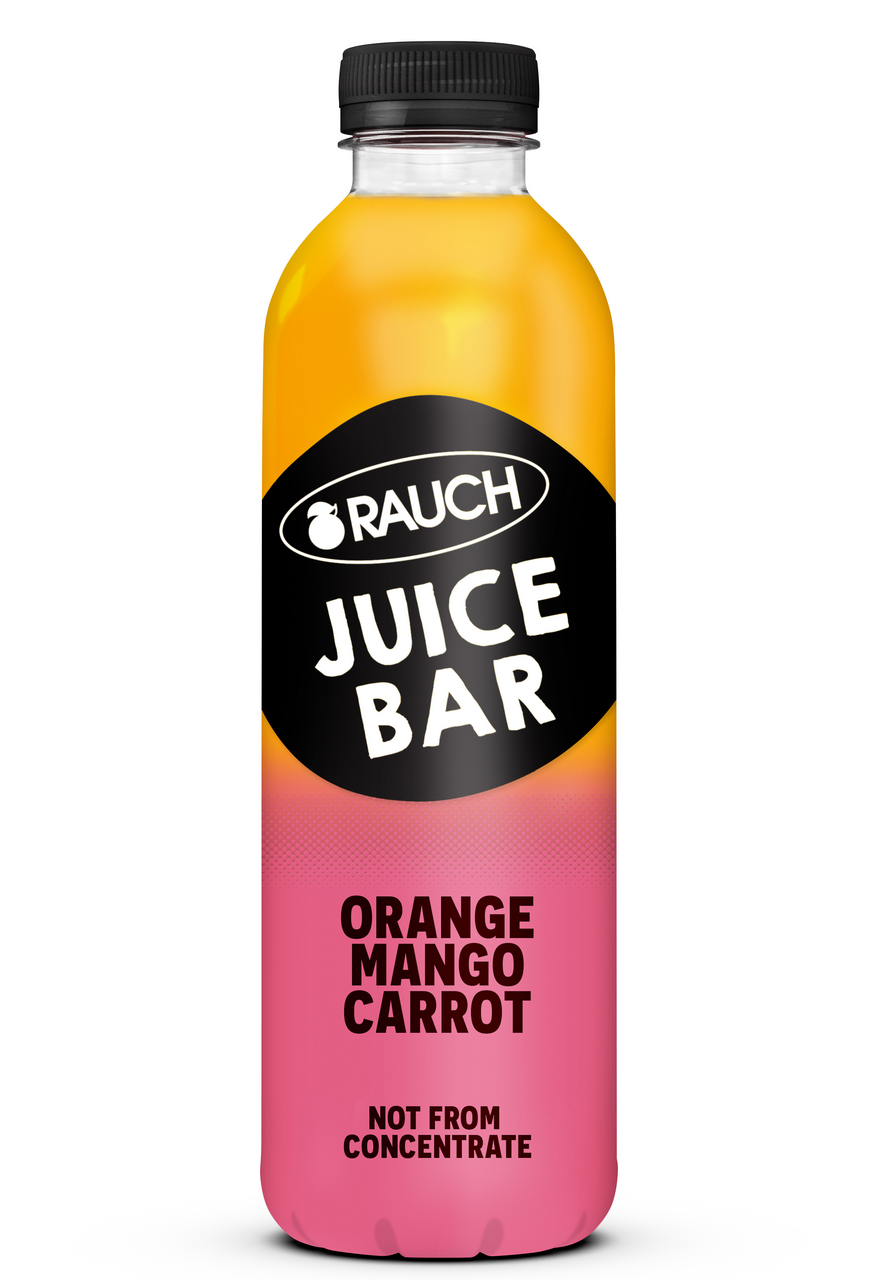 RAUCH Džús 100% mango-pomaranč 800 ml vratná PET fľaša
