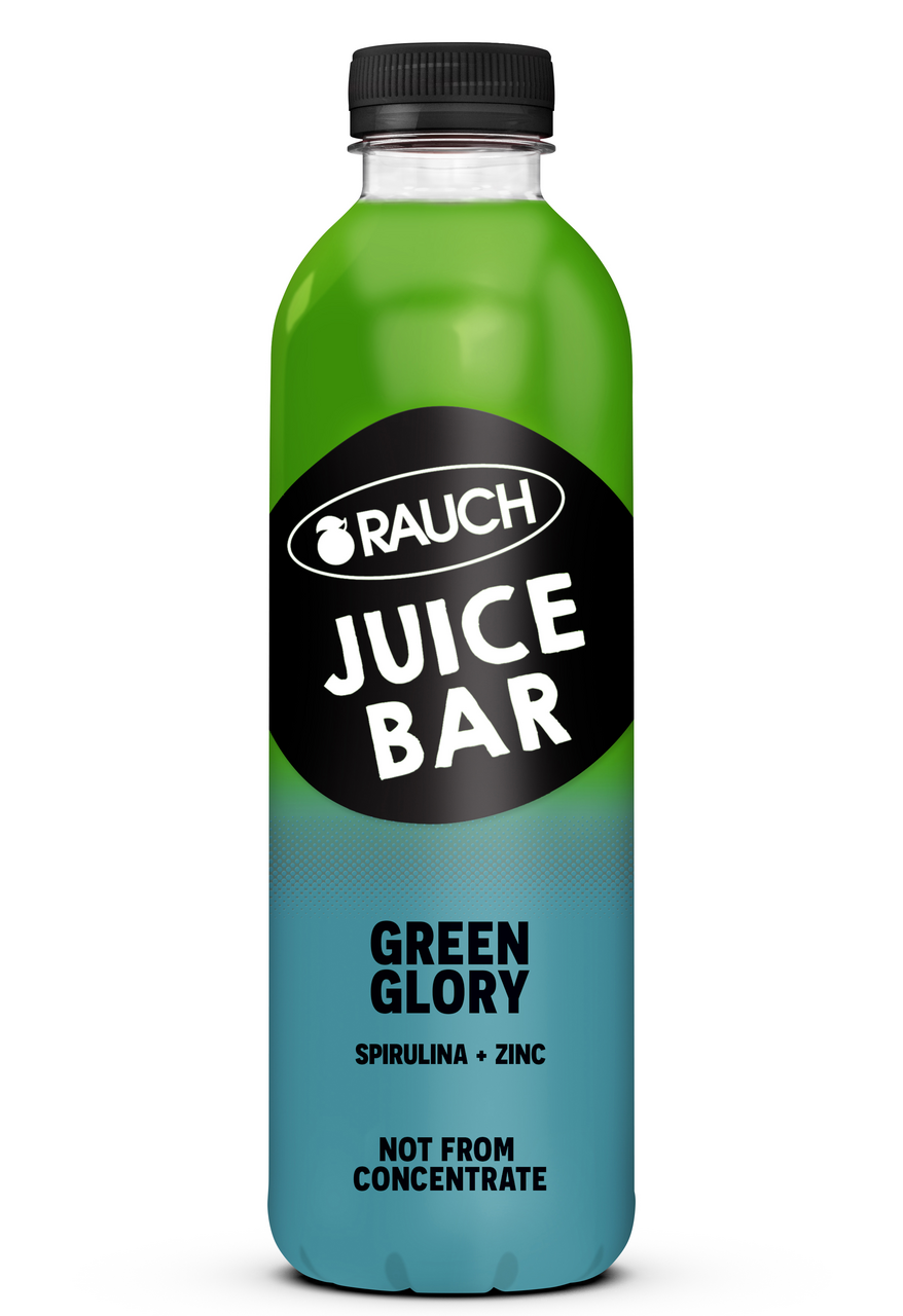 RAUCH Džús 100% uhorka-kiwi-spirulina 800 ml vratná PET fľaša