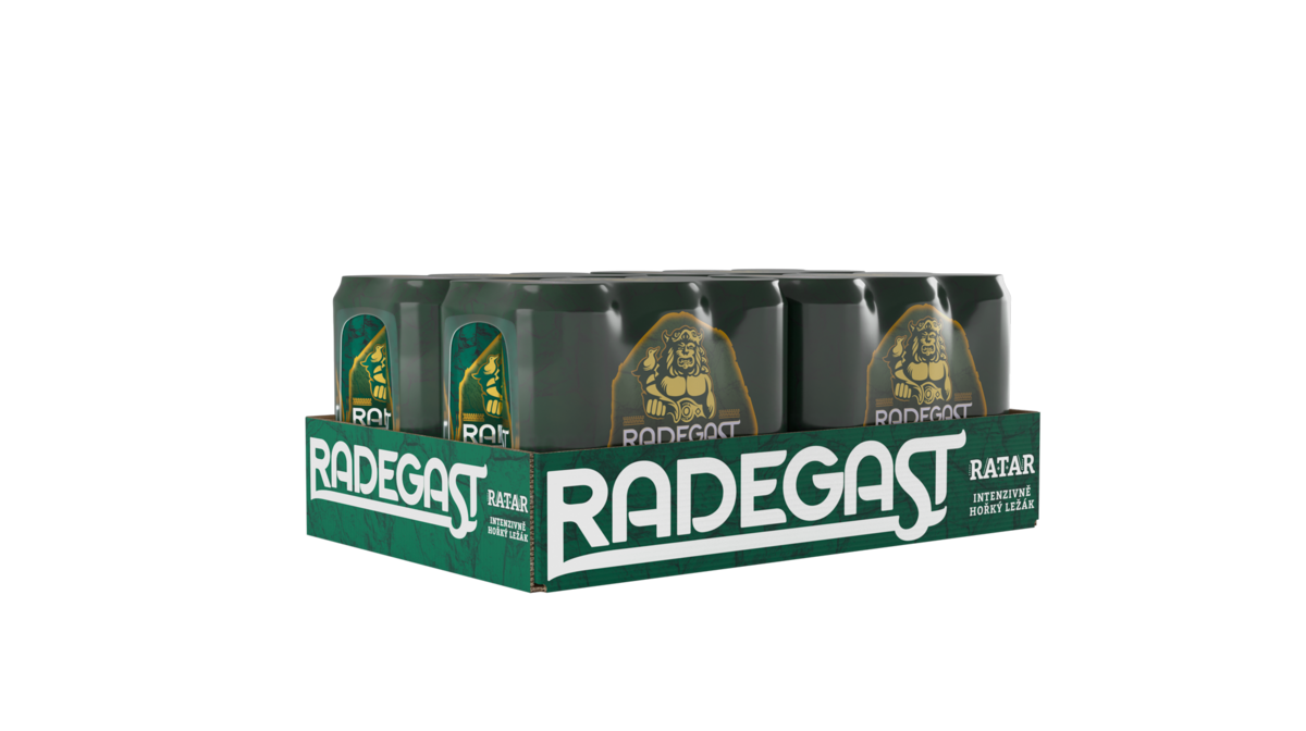 RADEGAST Ratar pivo 24 x 500 ml vratná plechovka
