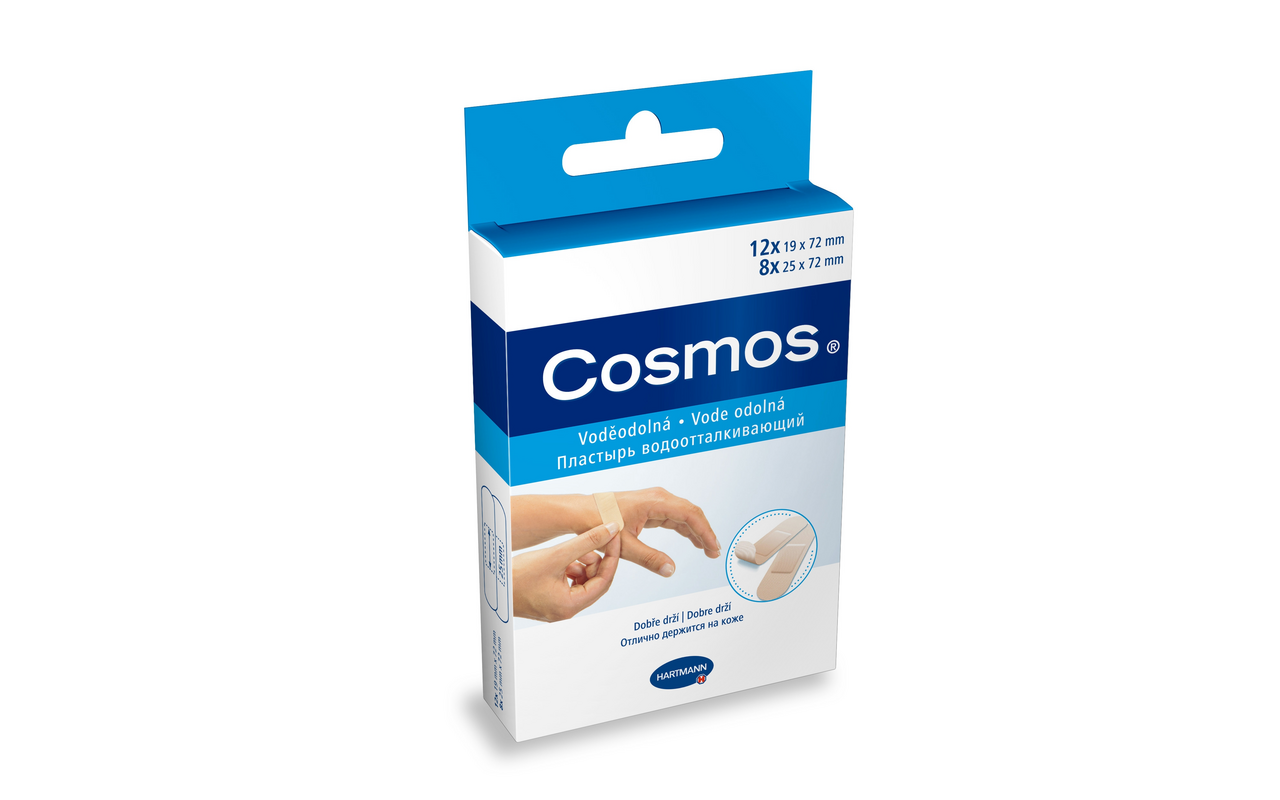 HARTMANN Cosmos náplaste vode odolné 2 veľkosti 20 ks