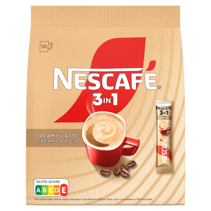 NESCAFÉ 3v1 Creamy Latte káva instantná 10 x 15 g
