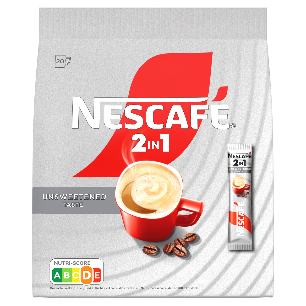 NESCAFÉ 2v1 káva instantná 20 x 8 g