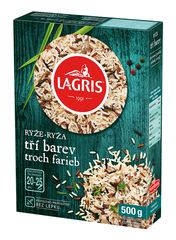LAGRIS Ryža troch farieb 500 g