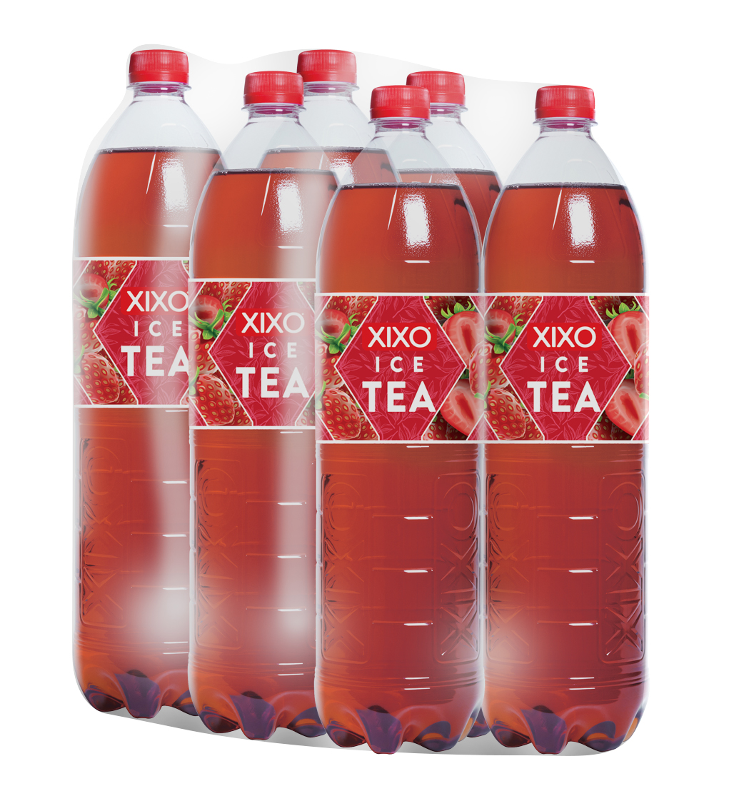 XIXO Ice Tea jahoda 6 x 1,5 l vratná PET fľaša