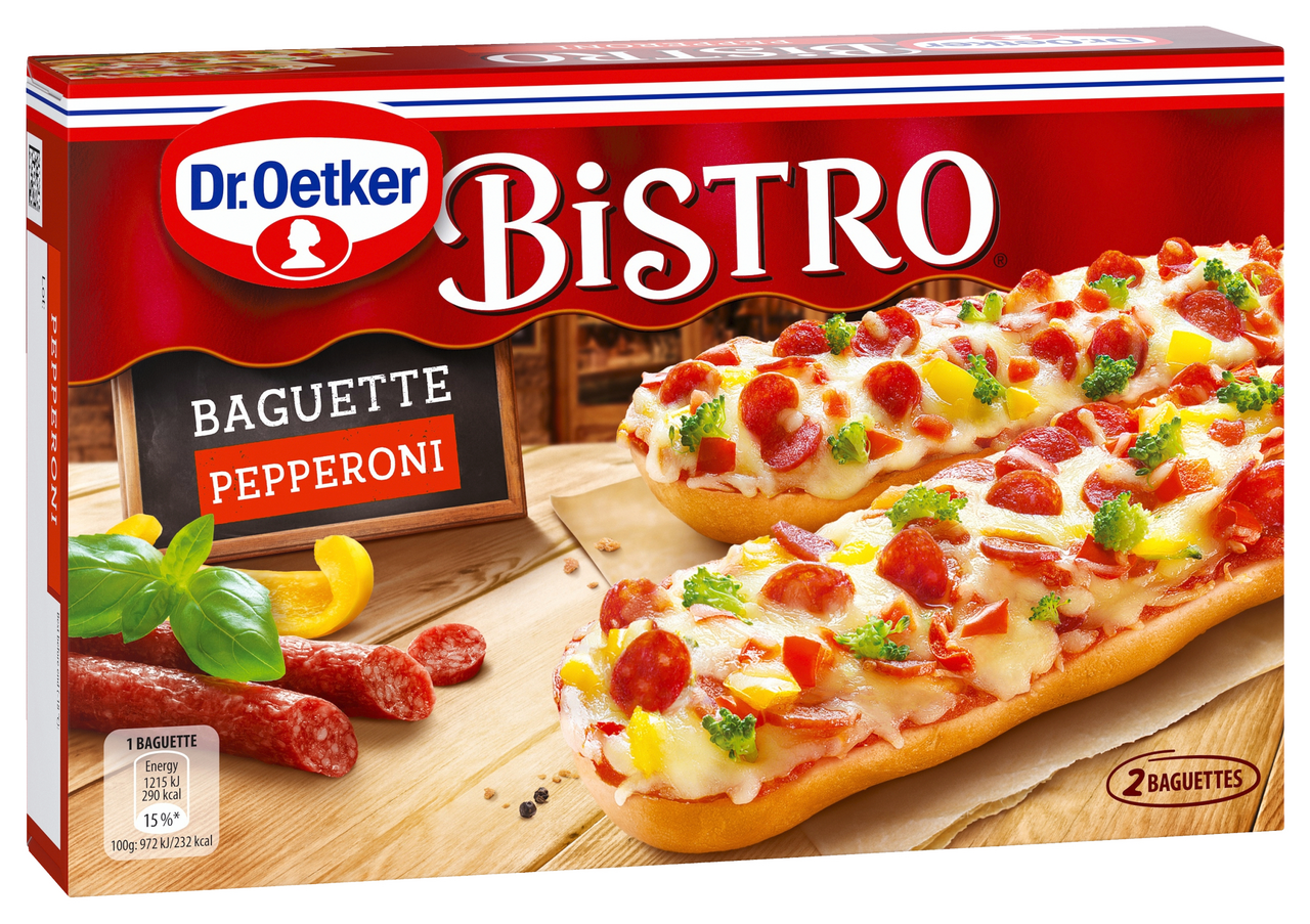Dr. Oetker BISTRO Baguette pepperoni mraz. 250 g